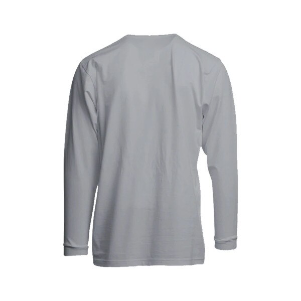 LAPCO 6 oz FR Pocket Long Sleeve Shirt in Gray